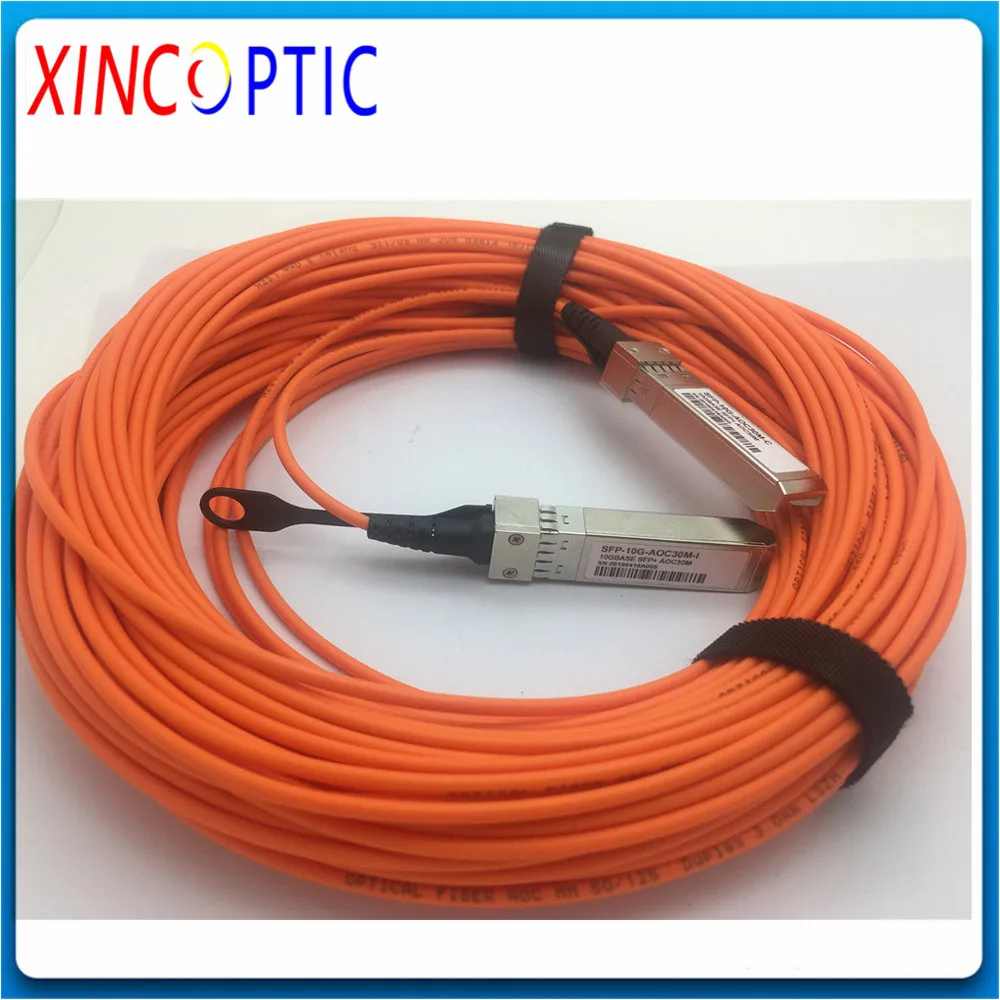 Бесплатная доставка 10G 15M 20M 25M 30M 50M AOC кабель SFP + to 15/20/25/30Meter модуль OM2 активный