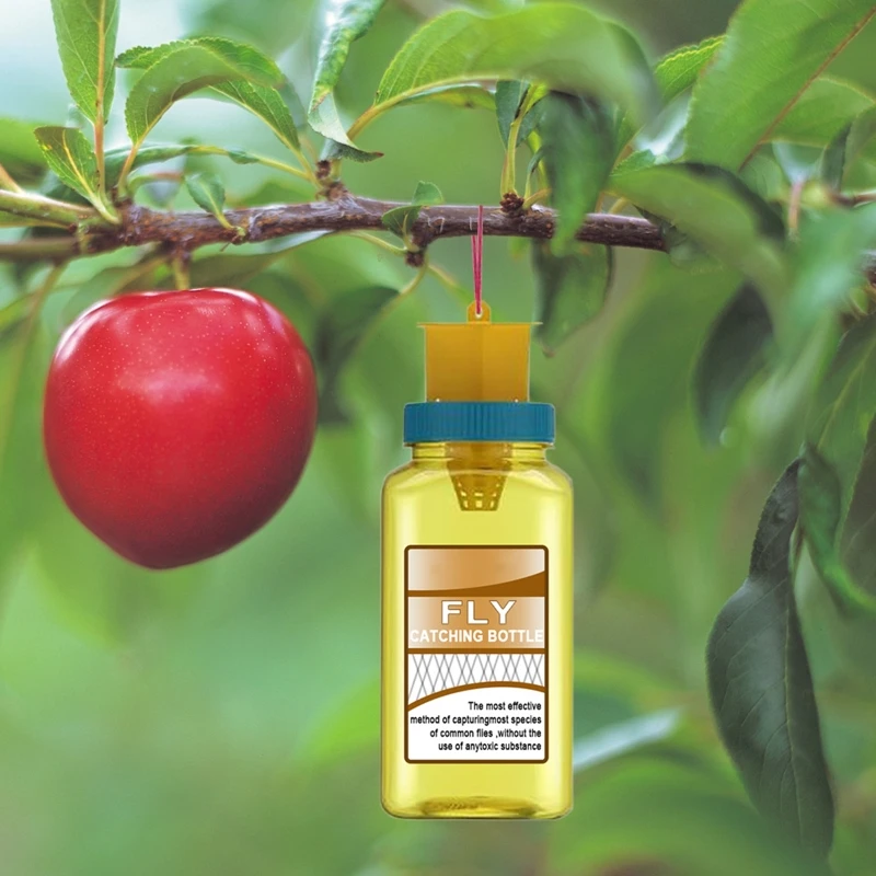 

Hanging Bait Bottle Fruit Fly Trap Catcher Mosquito Moth Insect Killer for Home Graden Gardening Vegetable Repellent Cockroach
