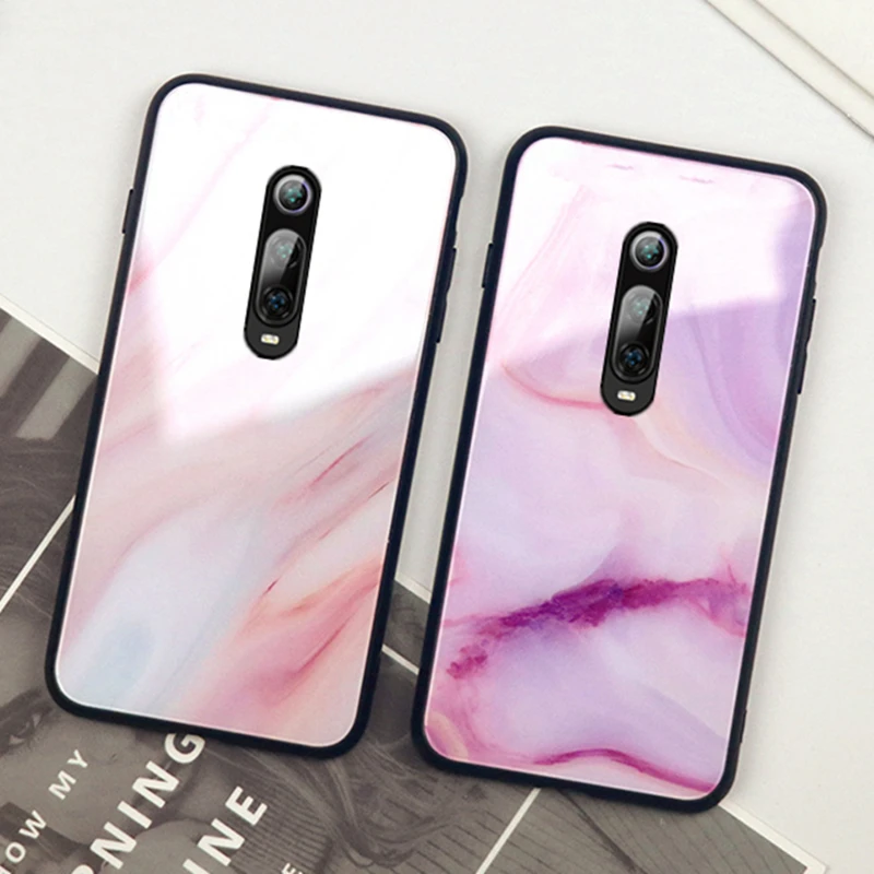 Для Meizu M9 M8 M6 M5 Note чехол Роскошный мрамор закаленное стекло твердая задняя крышка для Meizu v8 x8 s6 E3 модные красочные Чехлы для телефона