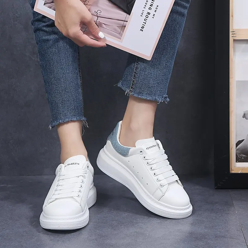 

Ladies shoes for lovers single shoes rainbow platform shoes small white shoes light breathable casual shoes board shoes sneakers