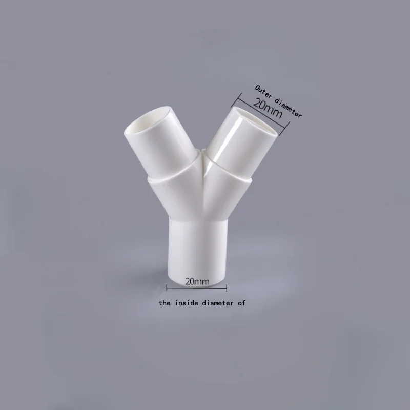 1 шт. Y-образный тройник для водопроводной трубы 16/20 мм