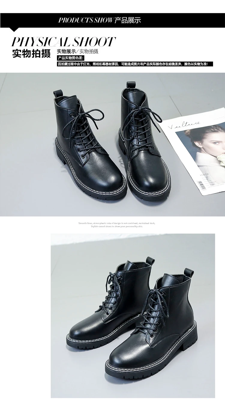 Bootee/ г.; женские ботинки до середины икры с круглым носком; женская обувь; ботинки на низком каблуке со шнуровкой; роскошные дизайнерские зимние сапоги на резиновой подошве