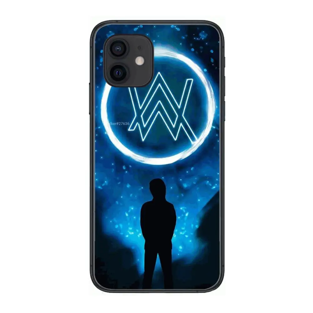 

Alan Walker DJ Style Phone Case cover For iphone 12 pro max 11 8 7 6 s XR PLUS X XS SE 2020 mini black cell shell
