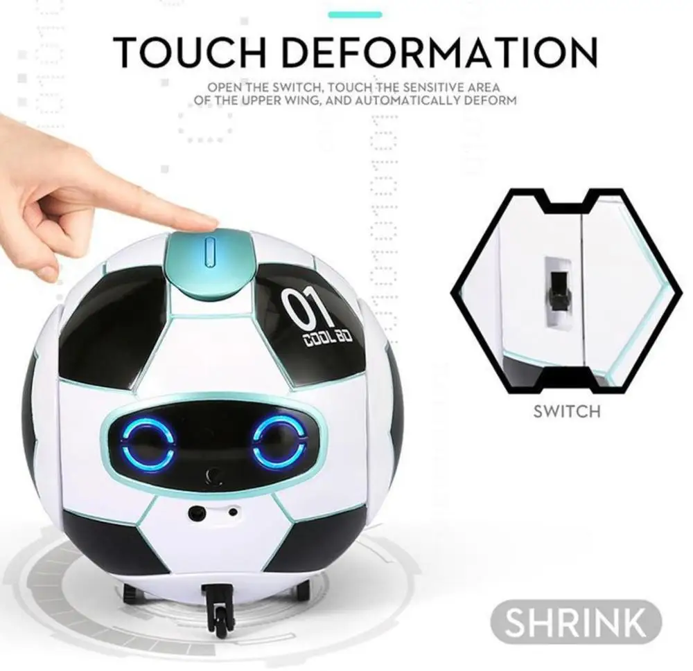 Робот шар с голосовым управлением и ИИ Интеллектуальная электрическая