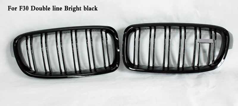 Двухлинейная ABS колоер углеродная Черная решетка подходит для BMW 3-Series F30 F35 320i 328i |