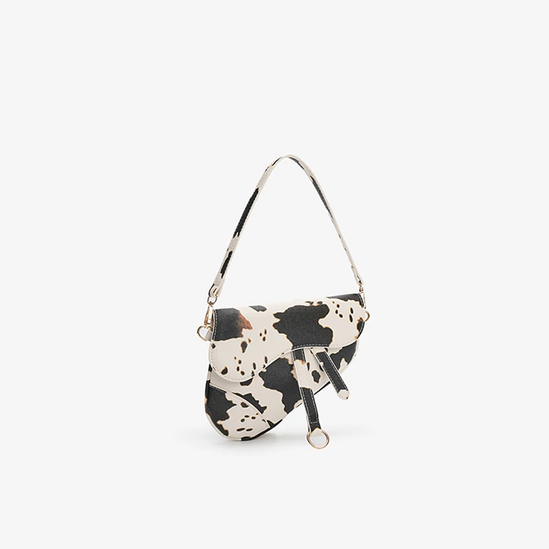 

Luxury Fashion Women Crossbody Bag Semicircle Saddle Bags Soft Leather Shoulder Bags For Ladies Zipper Pocket Designer Handbags