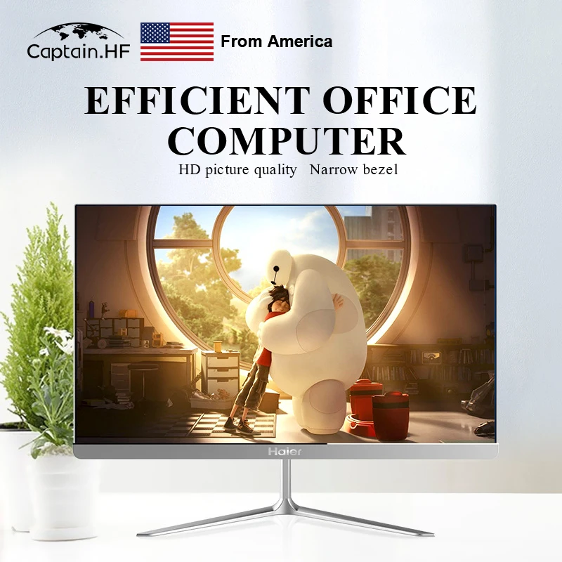 US Captain Ультратонкий ПК Моноблок 21 5 дюймов Настольный Компьютер Core i5 i7 PC|ЖК-экраны