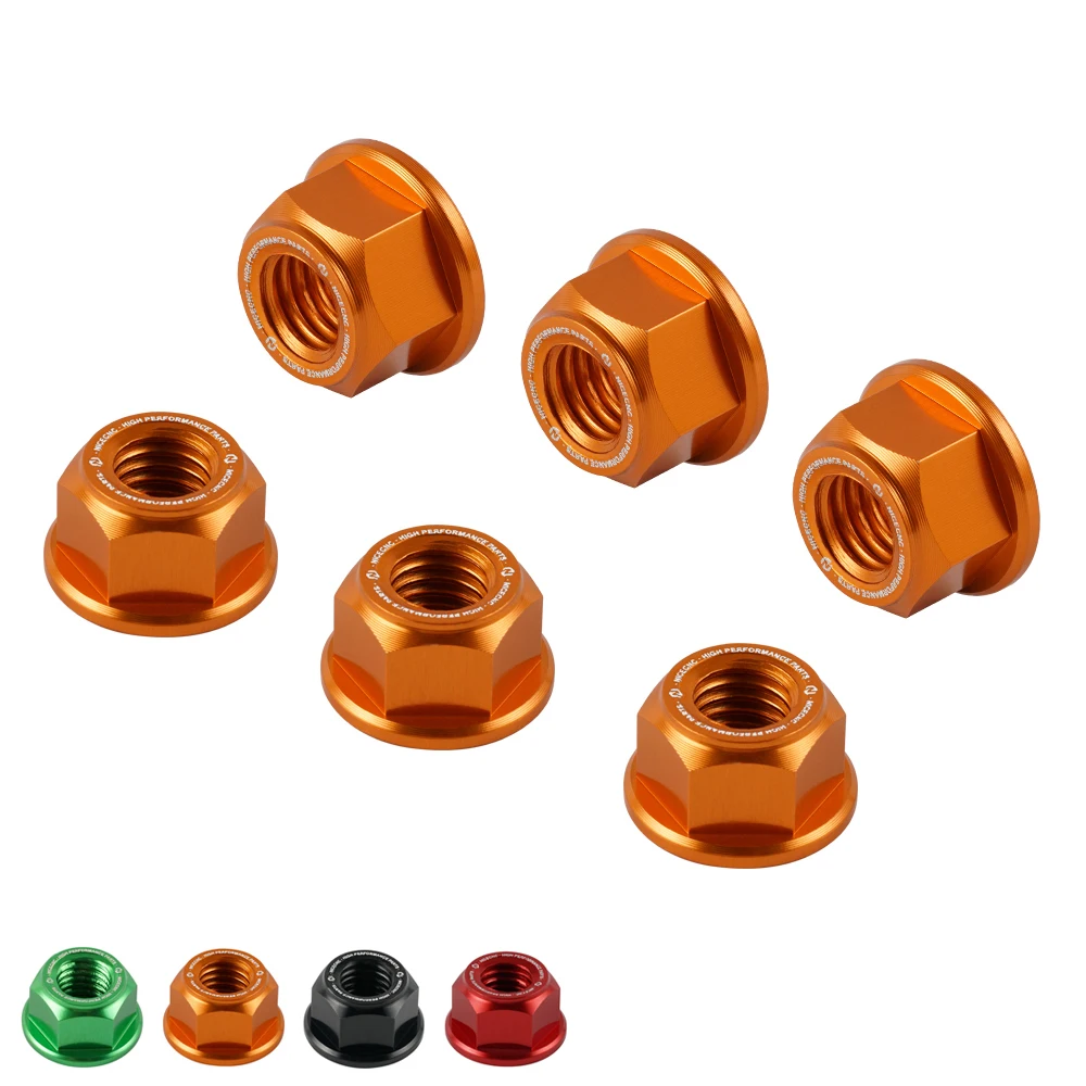 

Motorcycle M8x1.25 Sprocket Nuts Screw Set for KTM 1290 Super Duke R/GT 690 SMC R 690 Enduro R 790 890 Duke 890 790 Adventure