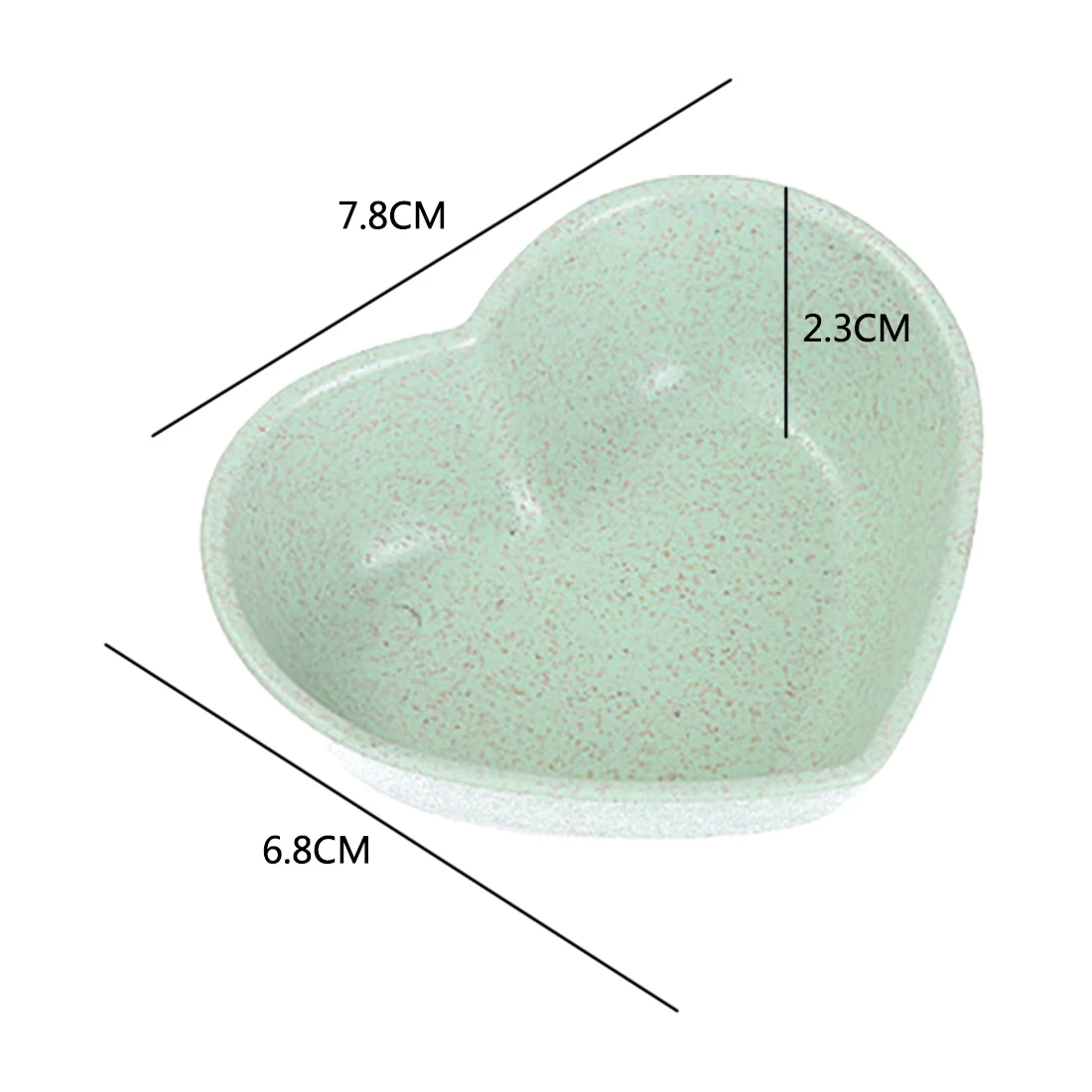 1 шт. 4 цвета пластиковая чаша для любви круглая Пшеничная солома сердечко Клубная