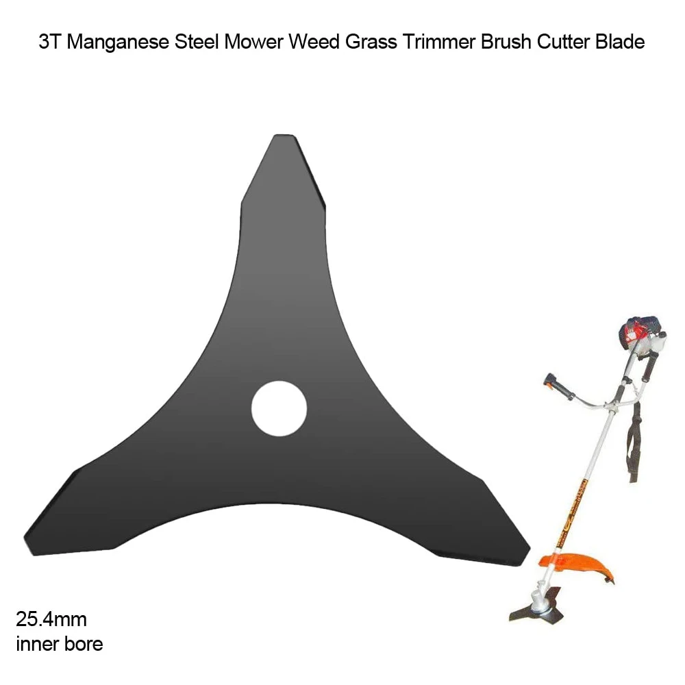 

Lawn Mower Bidirectional Cutter Gasoline Saw Logging Saw 3-Tooth Hard Steel Hard Steel Blade Suitable For Garden Or Agricultural