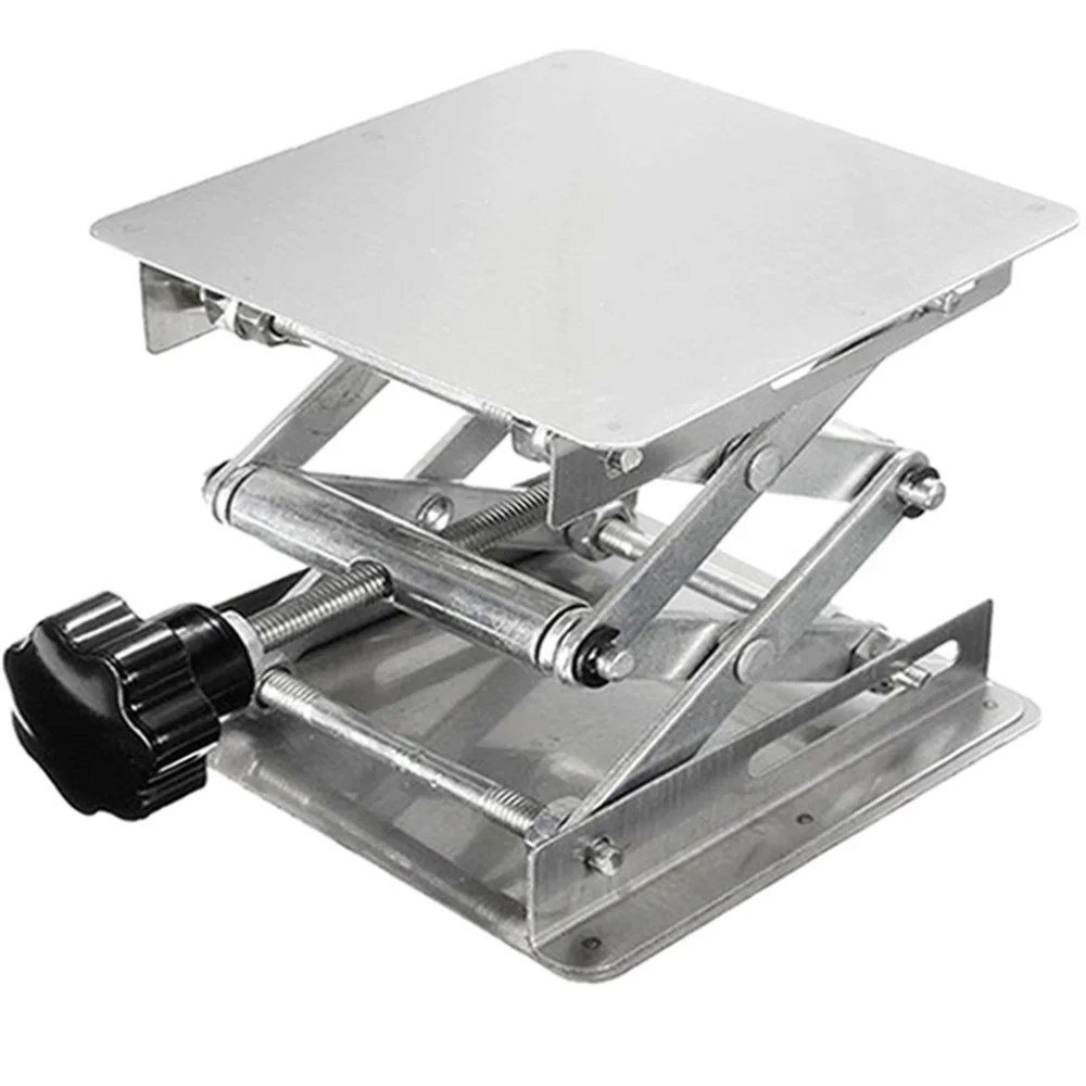 

Stainless Steel Lifter Router Plate Table Woodworking Machinery Engraving Laboratory Lifting Stand Platform Manual Lift Platform