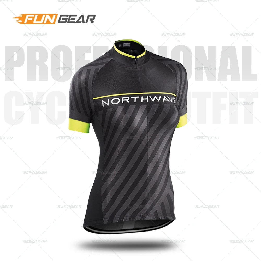 Cycling Jersey Одежда для велоспорта Женская велосипедная одежда Джерси комплект рубашка с коротким рукавом MTB Женская одежда для езды на велосипеде летний профессиональный спортивный костюм дышащий - Цвет: Cycling Jersey