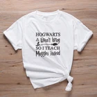 Хогвартс не нанимал, так что я учу муглов вместо букв, футболка для учителей, подарок, женская футболка, повседневные топы с коротким рукавом, футболки для женщин