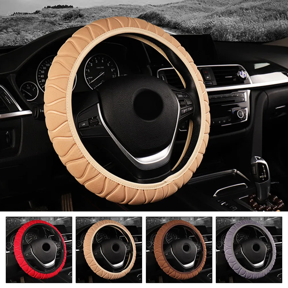 

1 PCS Steering Wheel Cover 100% Brand New Accessories Anti-skid Breathable