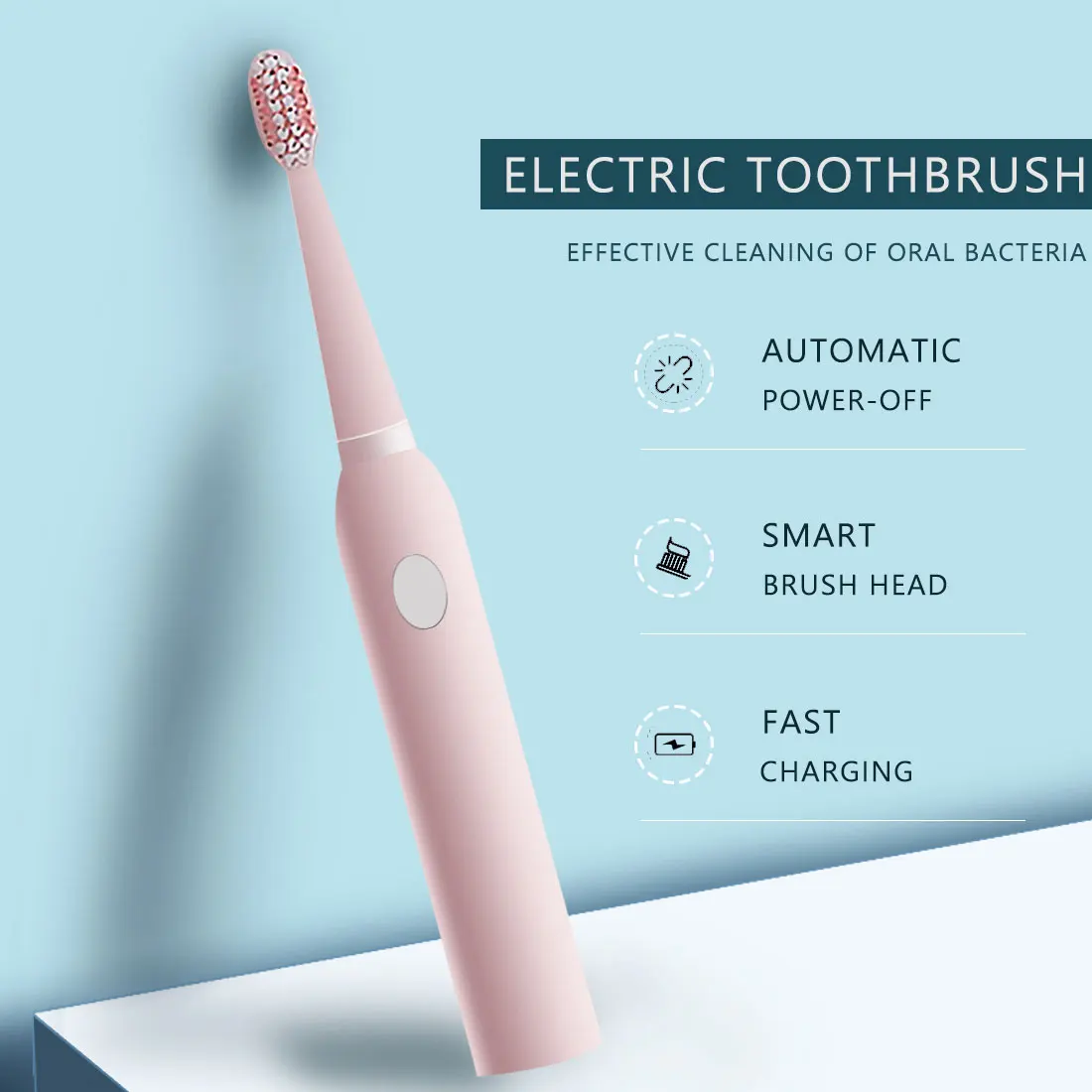 

Sonic Electric Toothbrush Automatic Ultrasonic Smart Electric Toothbrushes Adult Waterproof Whitening Vibration Tooth Brush