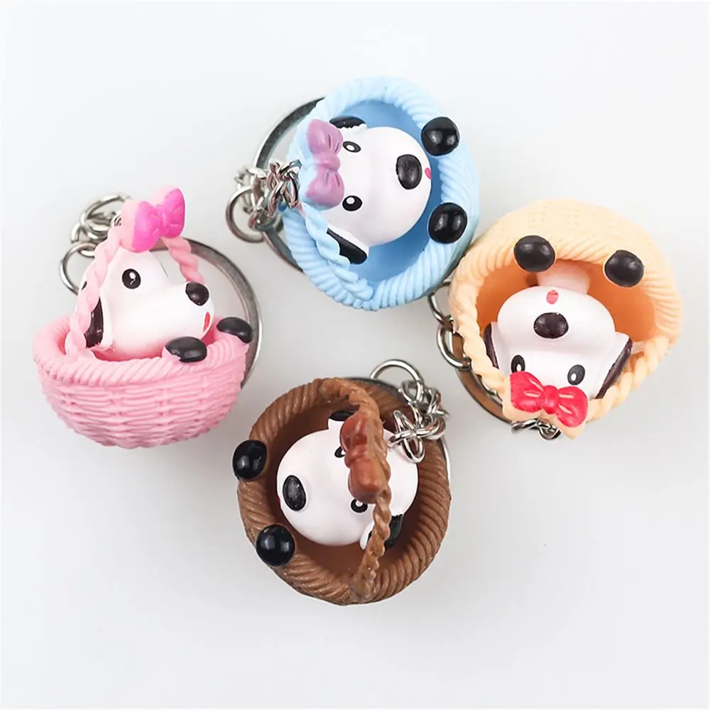 Милый практичный мультфильм креативная корзина щенок брелок Подвеска маленький