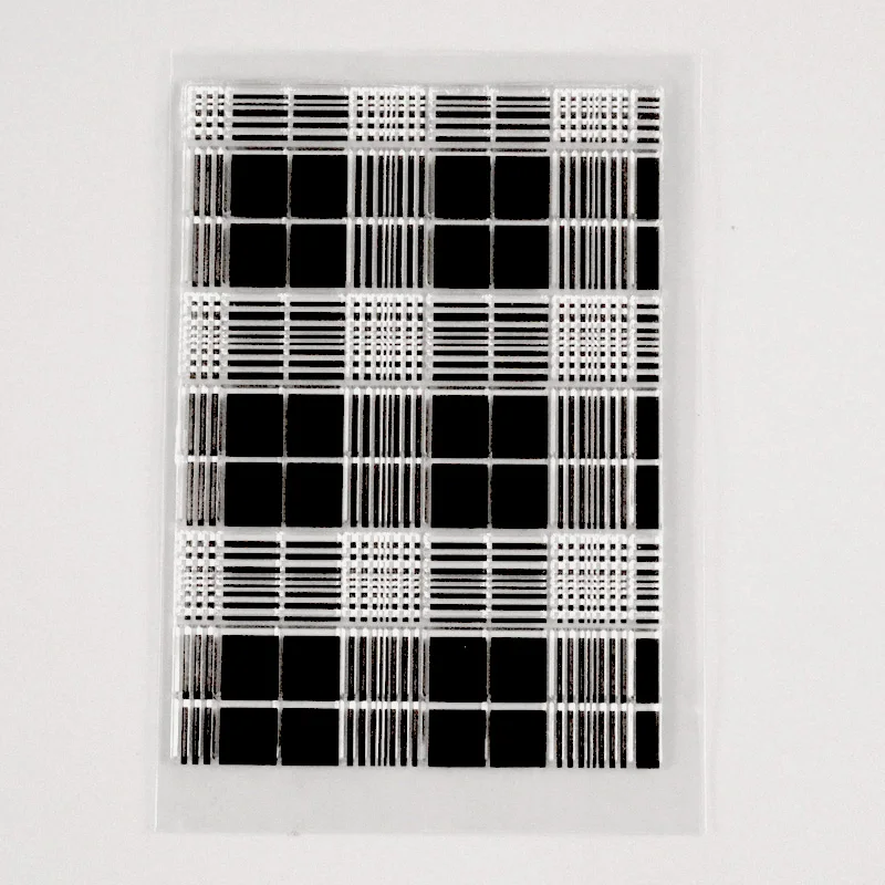 Клетчатый фон клейкая резина декоративная печать альбом для скрапбукинга