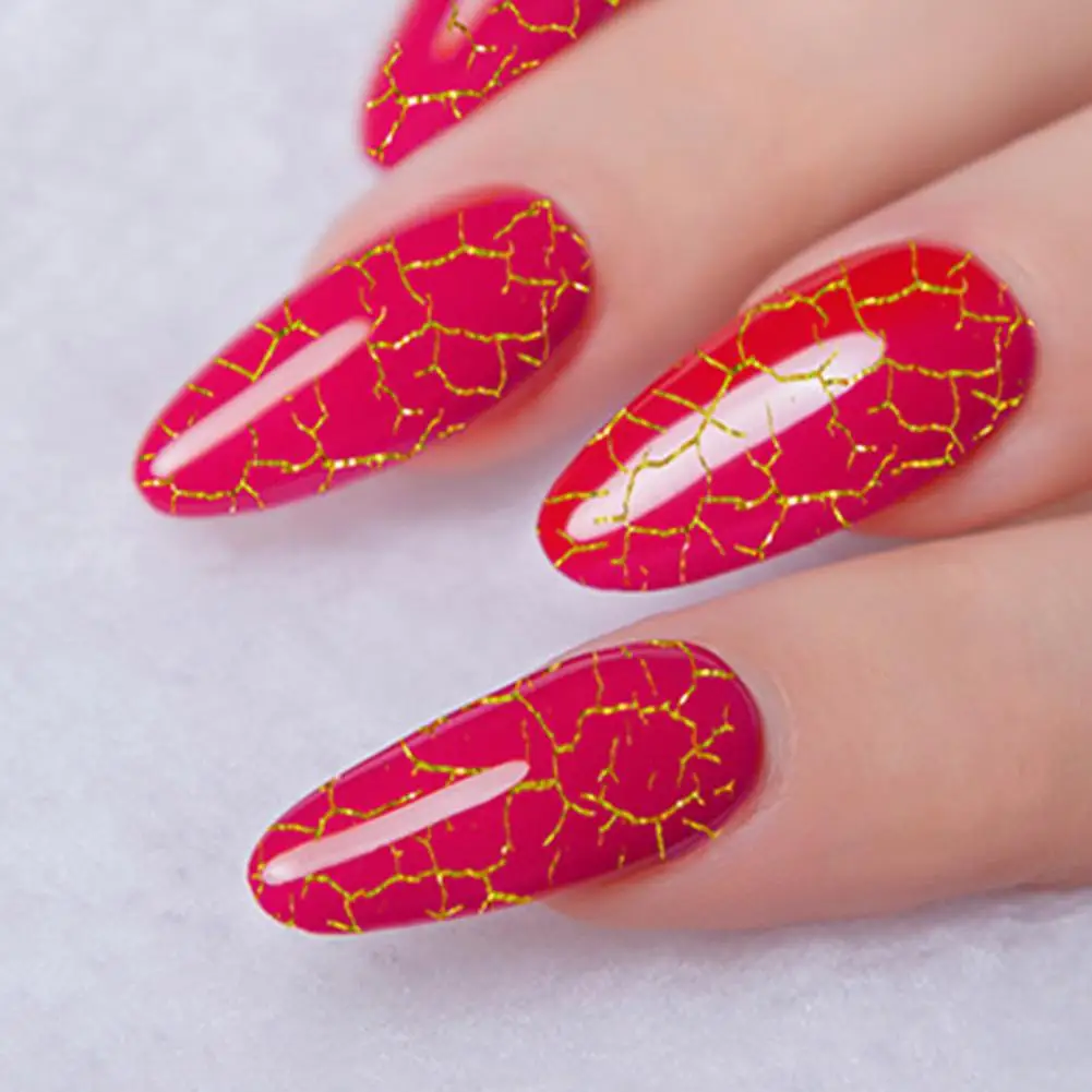 

6Pcs/Set 7ml Crackle Gel Varnish Semi Permanent 6 Colors Hybrid Lacquer Base Primer for Beauty