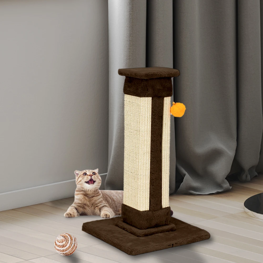 

Pet Furniture & Scratchers Product 21" Cat Climb Holder Tower Cat Tree Coffee