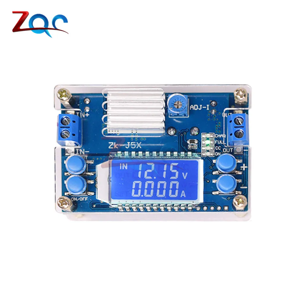 DC понижающий 1,2-32 V 12V 24V 5A постоянный ток напряжения lcd цифровой дисплей Регулируемый понижающий блок питания регулятор напряжения
