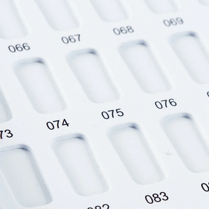 

216 Colors Nail Tips Display Book DIY Nail Art Showing Shelf Gel Color Card Chart Painting Display Board