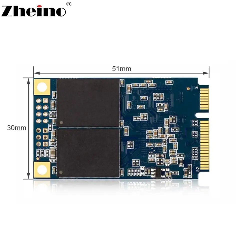 Zheino Q2 mSATA SSD 128 Гб MLC Внутренний твердотельный накопитель для настольного