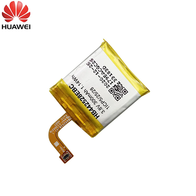 

Hua Wei Original Replacement Battery HB442528EBC For Huawei Watch 1 Watch1 300mAh New Authentic Batteries