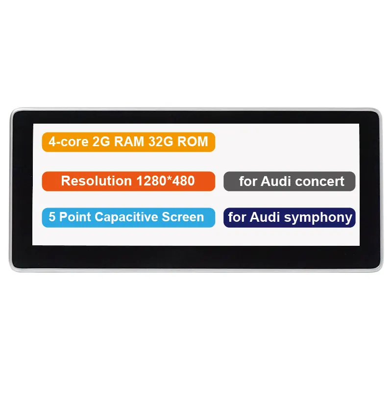 4-2-32G for Concert Android A4 экран A5 головное устройство радио дисплей 09-16 4 г ram 64 г rom сенсорный планшет монитор gps навигация тире мультимедийный плеер - Цвет: 4-2-32G for Concert