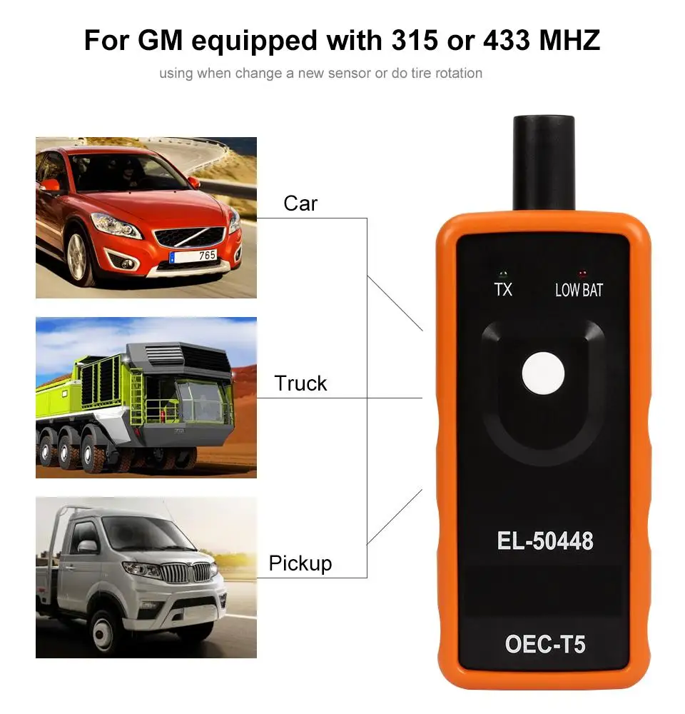 EL50448 датчик давления в шинах Mo-ni-tor OEC-T5 EL 50448 для G.M/для Opel TPMS средство сброса |