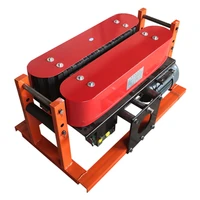 cable lifting conveyor 380v high power automatic bridge construction optical cable pusher wire feeder towing equipment 3000w