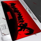 Большой черный игровой коврик для мыши с дизайном под заказ в виде комиксов