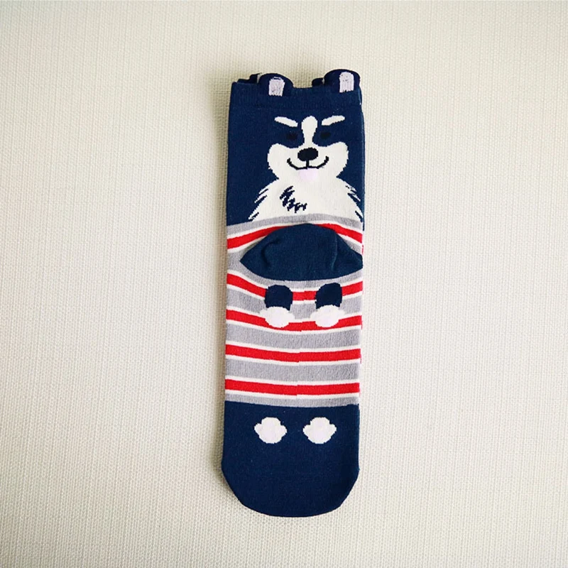 

Three-dimensional Cartoon Socks Children's Tube Pure Cotton Socks Dog Pattern Cotton Socks Comfortable And Breathable Tube Socks