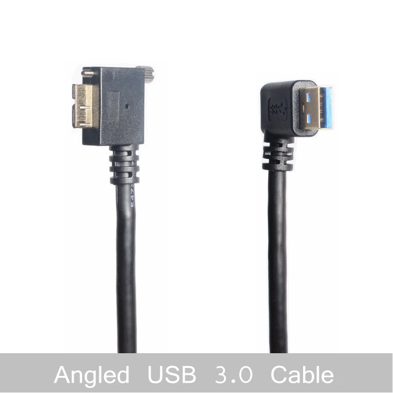 Кабель Micro USB 3 0 90 градусов левый B до правый A Мужской Двойной угловой 5 Гбит/с