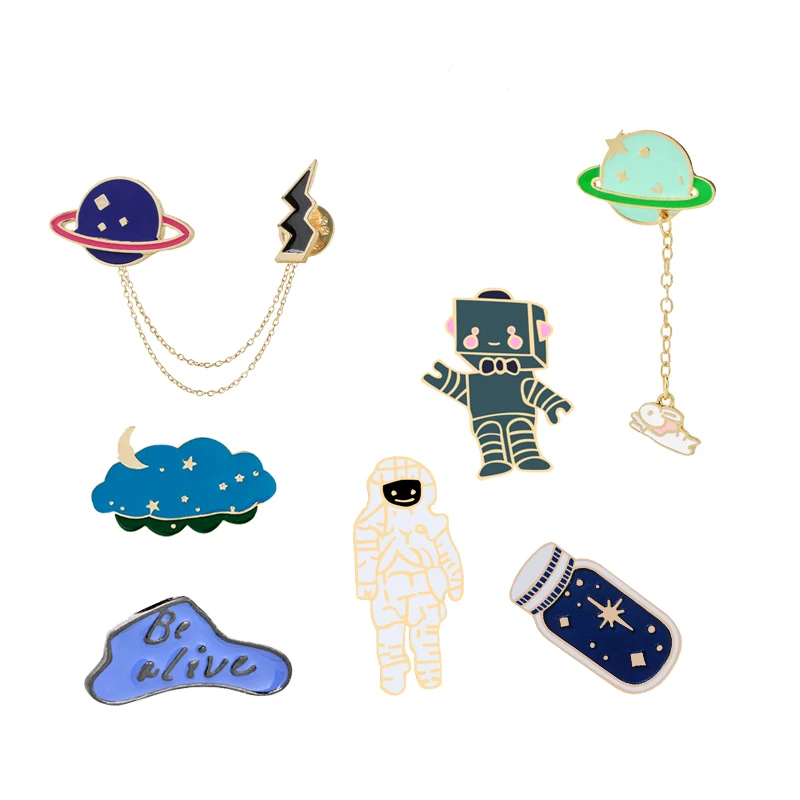 Брошь в виде космонавта космонавта|Броши| |