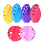 1 шт. овальные силиконовые чашки для чернил для татуировки, колпачки, держатель для ручки, подставка для перманентного макияжа, микроблейдинга, держатель для пигментных чернил, аксессуары для татуировок