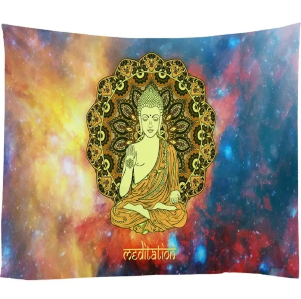 

Elephant Psychedelic Galaxy Starry Indian Mandala Custom Tapestry