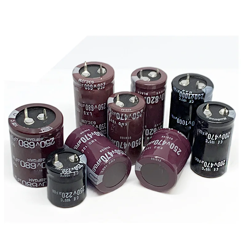 Алюминий электролитический конденсатор с алюминиевой крышкой 63 200V 250V 400V 450V 47 68 82