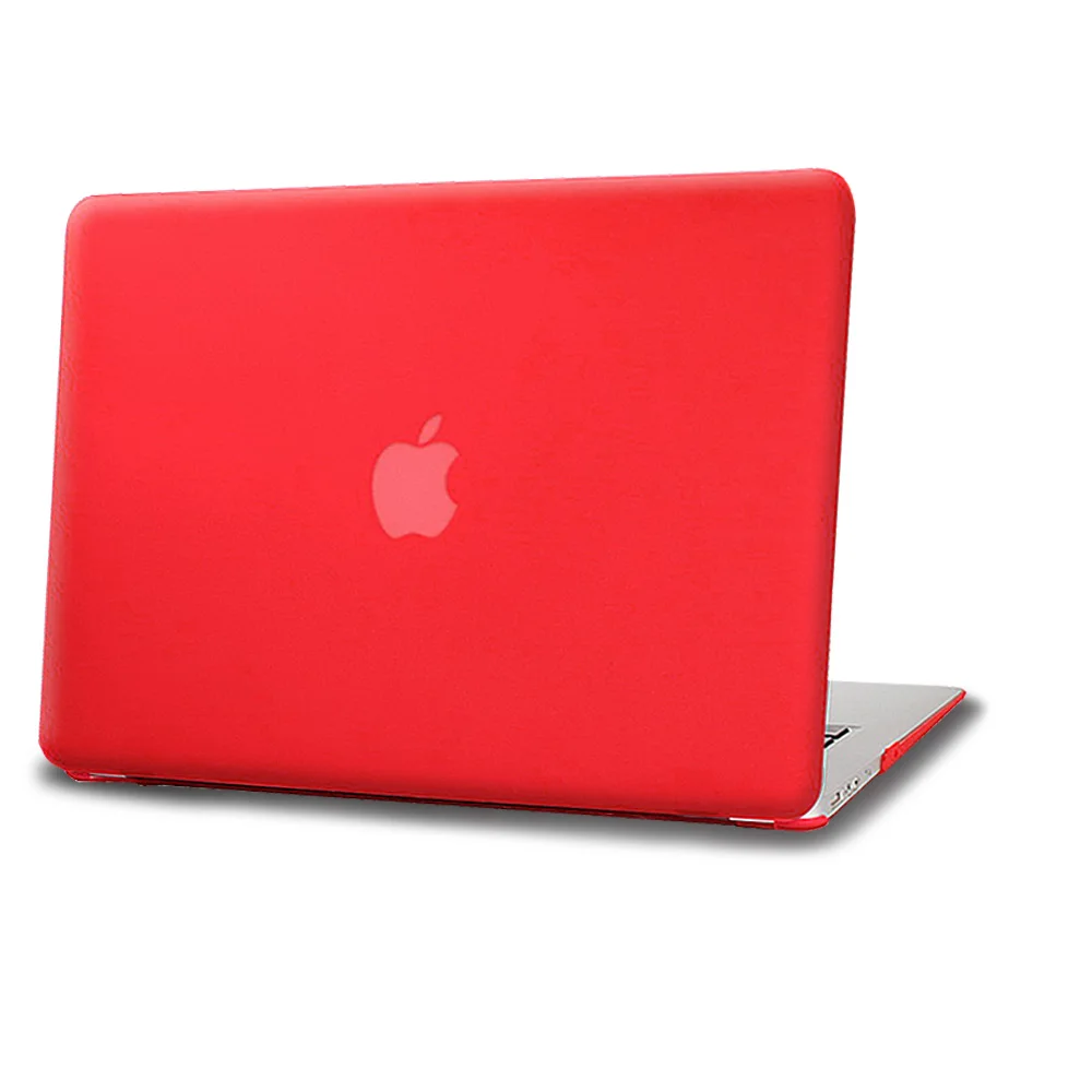 

For Apple Macbook Air 11/13/ MacBook Pro 13/15/16 /Macbook White A1342 /Macbook 12" (A1534) Matte Red Laptop Protective Shell