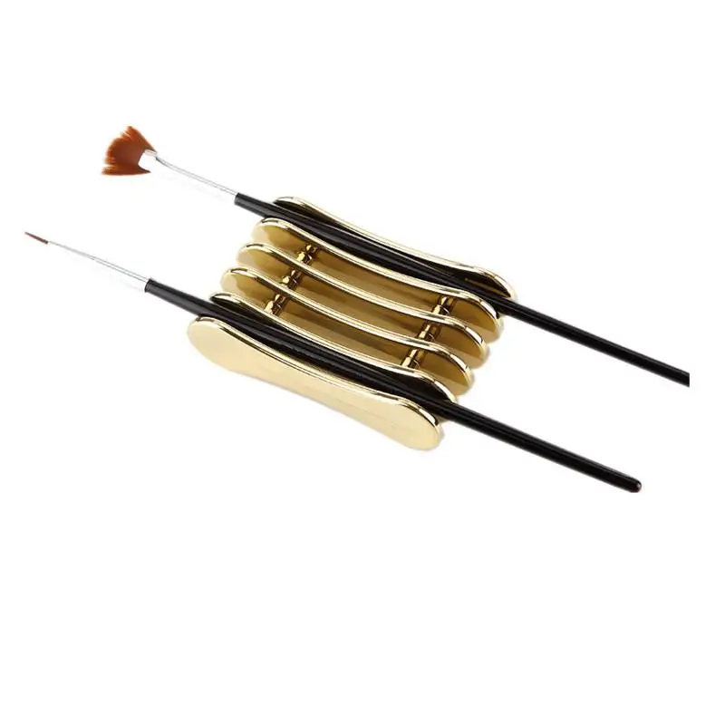 

5 Grid Nail Art Pen Holder Drawing Painting Brush Storage Rack Manicure Stand