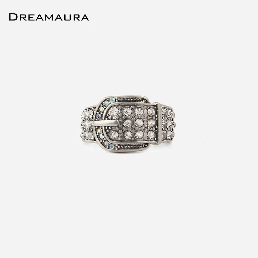 Антипосеребренное кольцо эффект AB стекло камень индивидуальность последние