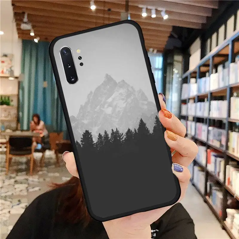 

Peak Forest Phone Case for samsung galaxy a51 a52 a71 a50 a12 a72 a21s a70 s21 s20 fe s10 note 20 10 ultra plus coque