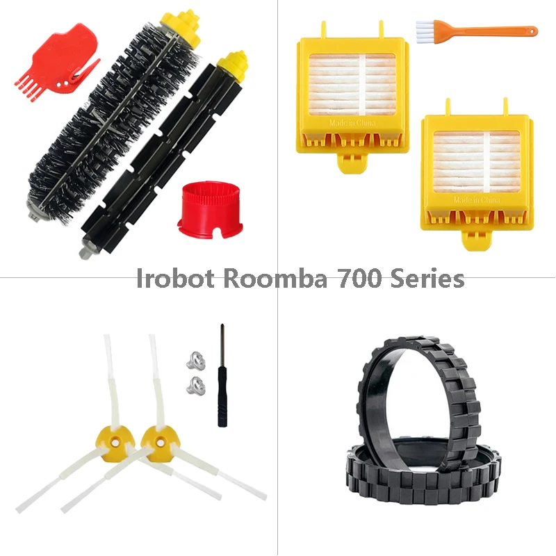 For IRobot Roomba 700 Series 760 770 772 774 775 776 780 782 785 786 790 Accessories Main Side Brush Hepa Filter Parts