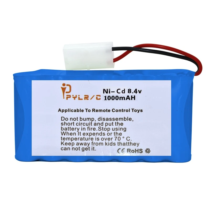 With Tamiya 2P Plug 8.4v 1000mah Ni-CD Battery And Charger For Rc toys Car Tank Robot Gun Boat AA Rechargeable Pack | Игрушки и хобби