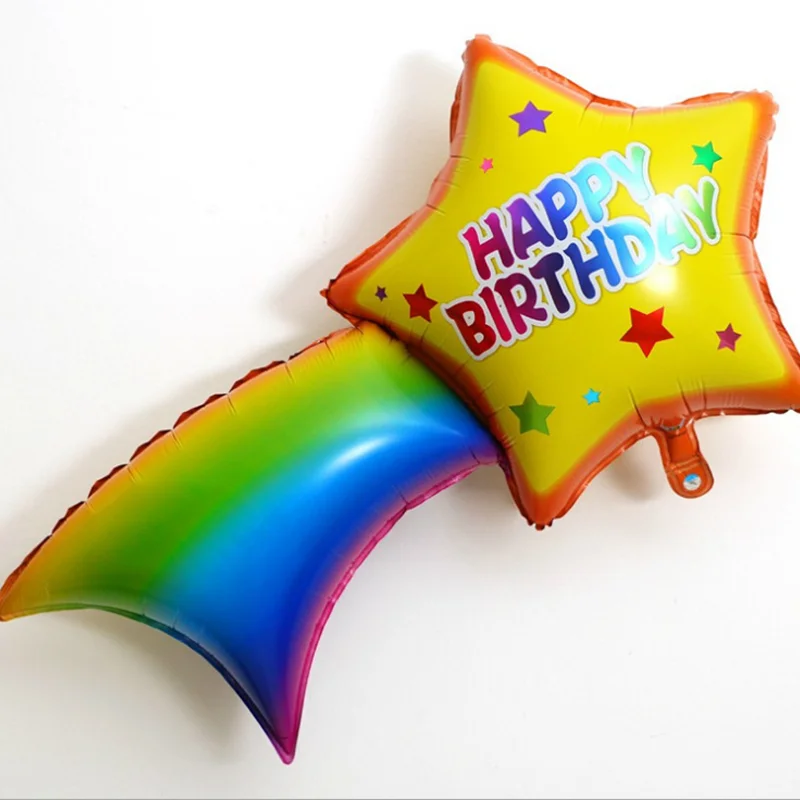 Большой Радужный шар из алюминиевой фольги письма с поздравлениями днем