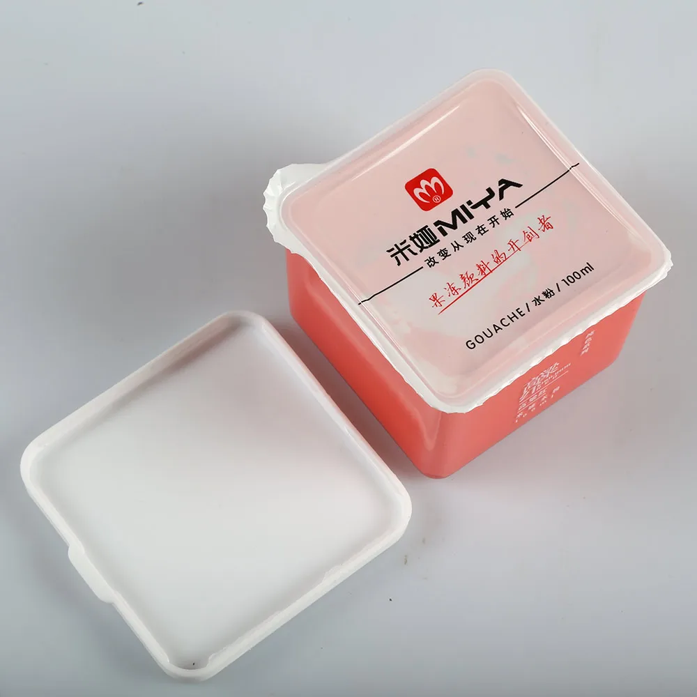 MIYA HIMI гуашь Акварельная Заполняемая краска (100 мл/уп.) Желейная крышка для чашки