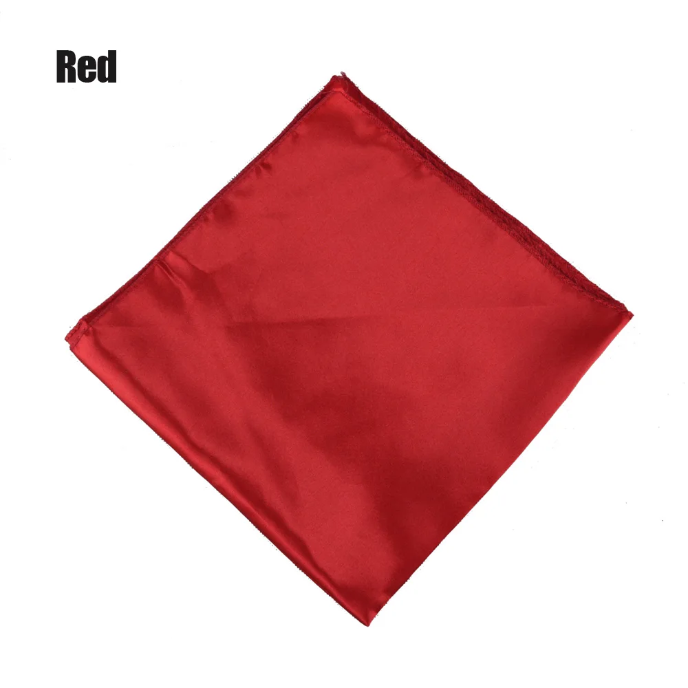 red 100 шт./лот, Свадебный декор, 19 дюймов, Золотой/розовый/синий/бежевый, атласная Салфетка для стола, для дня рождения, для вечеринки, квадратная, складная, тканевая, для банкета, для салфеток - Цвет: red