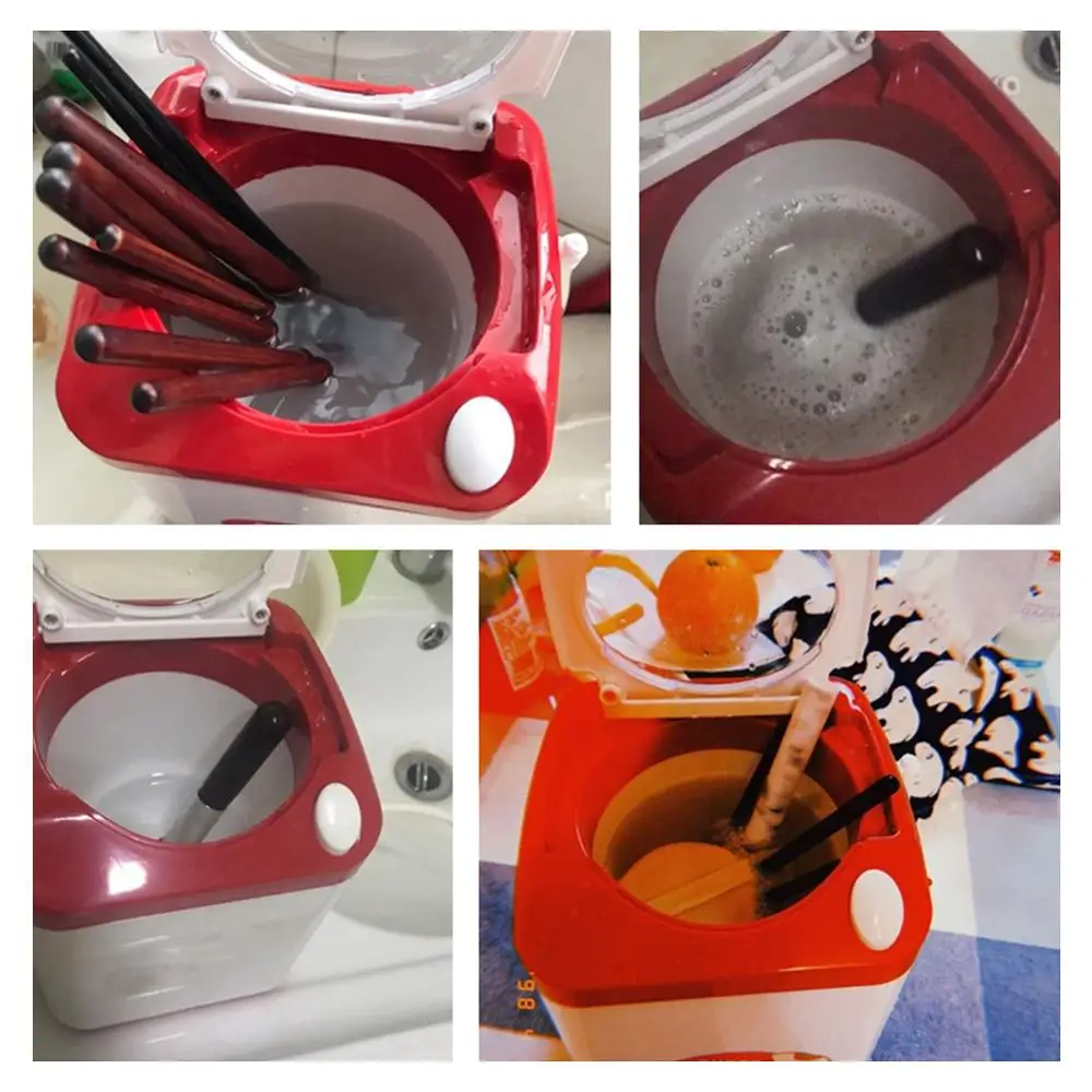 Мини машинка для стирки косметические щетки инструменты очистки электрический