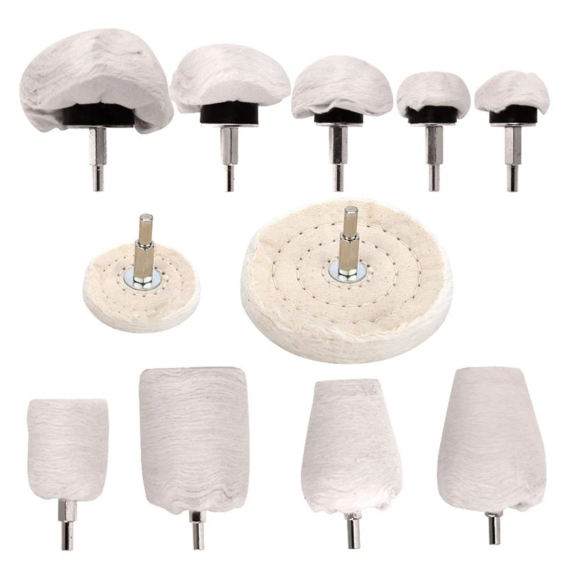 11 шт. полировочное колесо для дрели полировальный набор колес с шестигранными