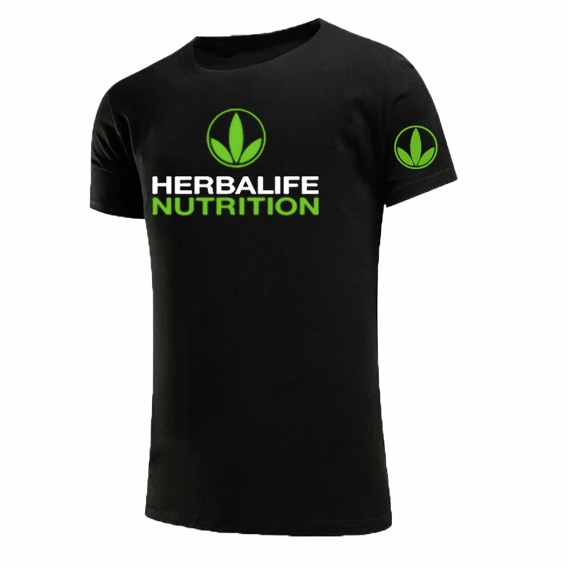 Футболка Herbalife Nutrition мужская с коротким рукавом Модная хлопковая рубашка