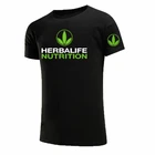 Футболка Herbalife Nutrition мужская с коротким рукавом, Модная хлопковая рубашка с графическим принтом, с зеленым логотипом Herbalife, на лето